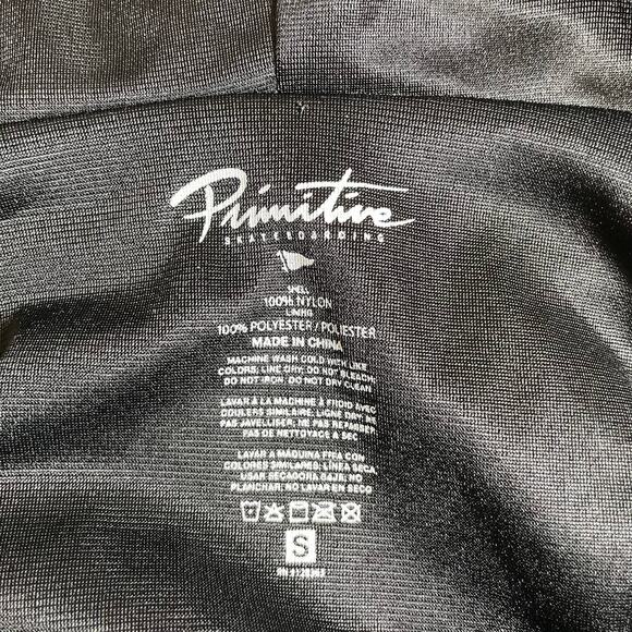 Primitive Men's Script Camo Hooded Full Zip Windbreaker Jacket Green Size Small - Picture 7 of 7
